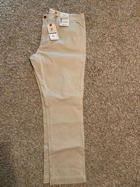 Tailor Vintage Straight-Leg Pants in Khaki